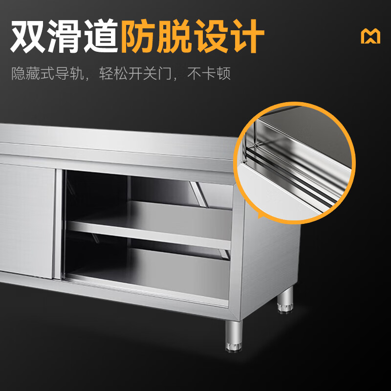 快三导师带计划赚钱0.8m升级款不锈钢工作台单通工作台带靠背