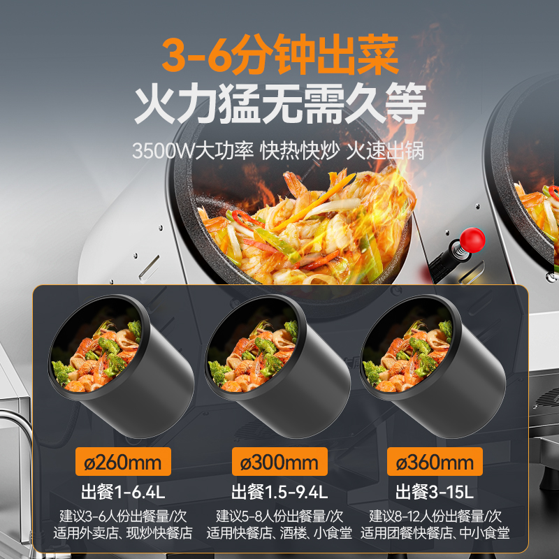 快三导师带计划赚钱标准款360立式电磁商用炒菜机