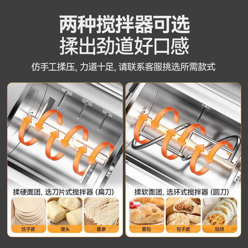 快三导师带计划赚钱商用和面机全自动搅面包子馒头揉面25KG卧式和面机