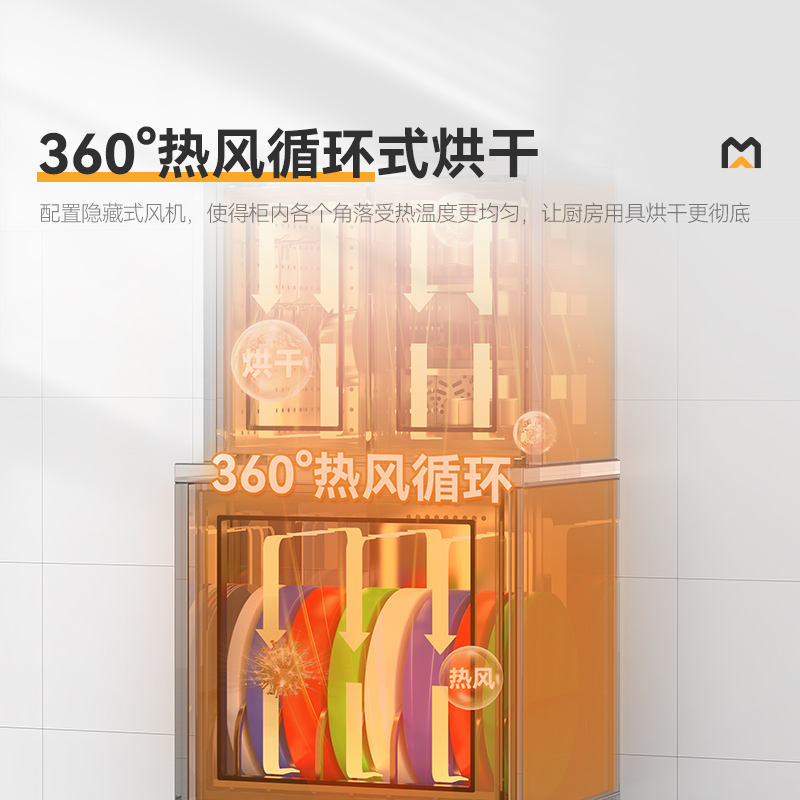 快三导师带计划赚钱智能款三门厨房用具组合臭氧紫外线热风循环消毒柜