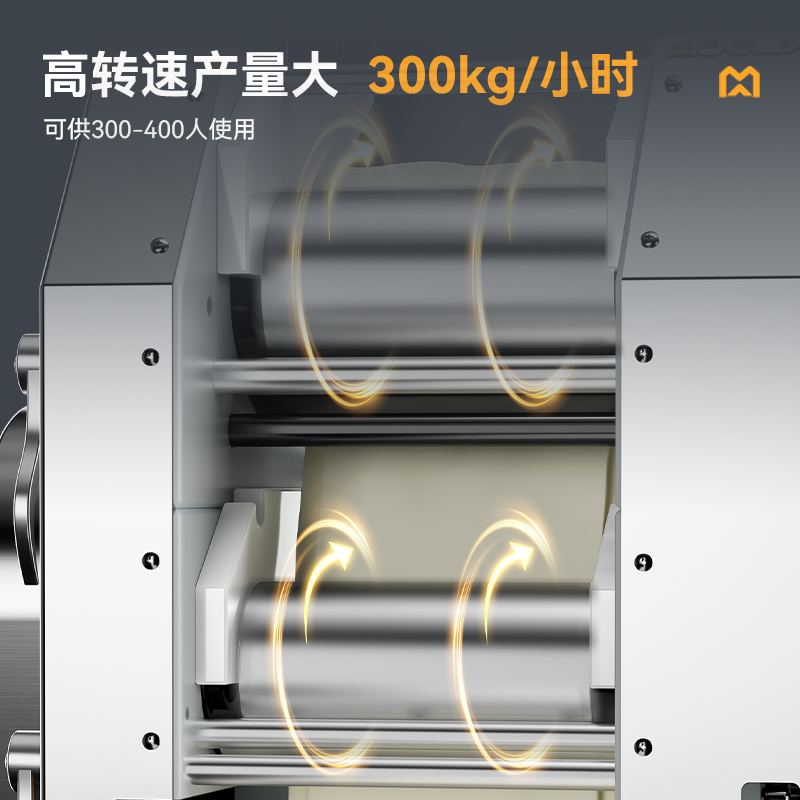 快三导师带计划赚钱工程款3kW双滚轴商用多功能压面条机